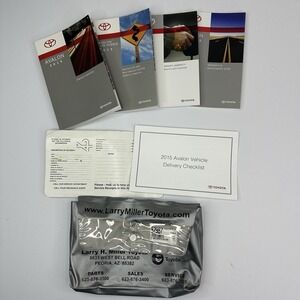 2015 Toyota Avalon XLE 3.5L‎ V6 User Manual And Warranty Guide Lot